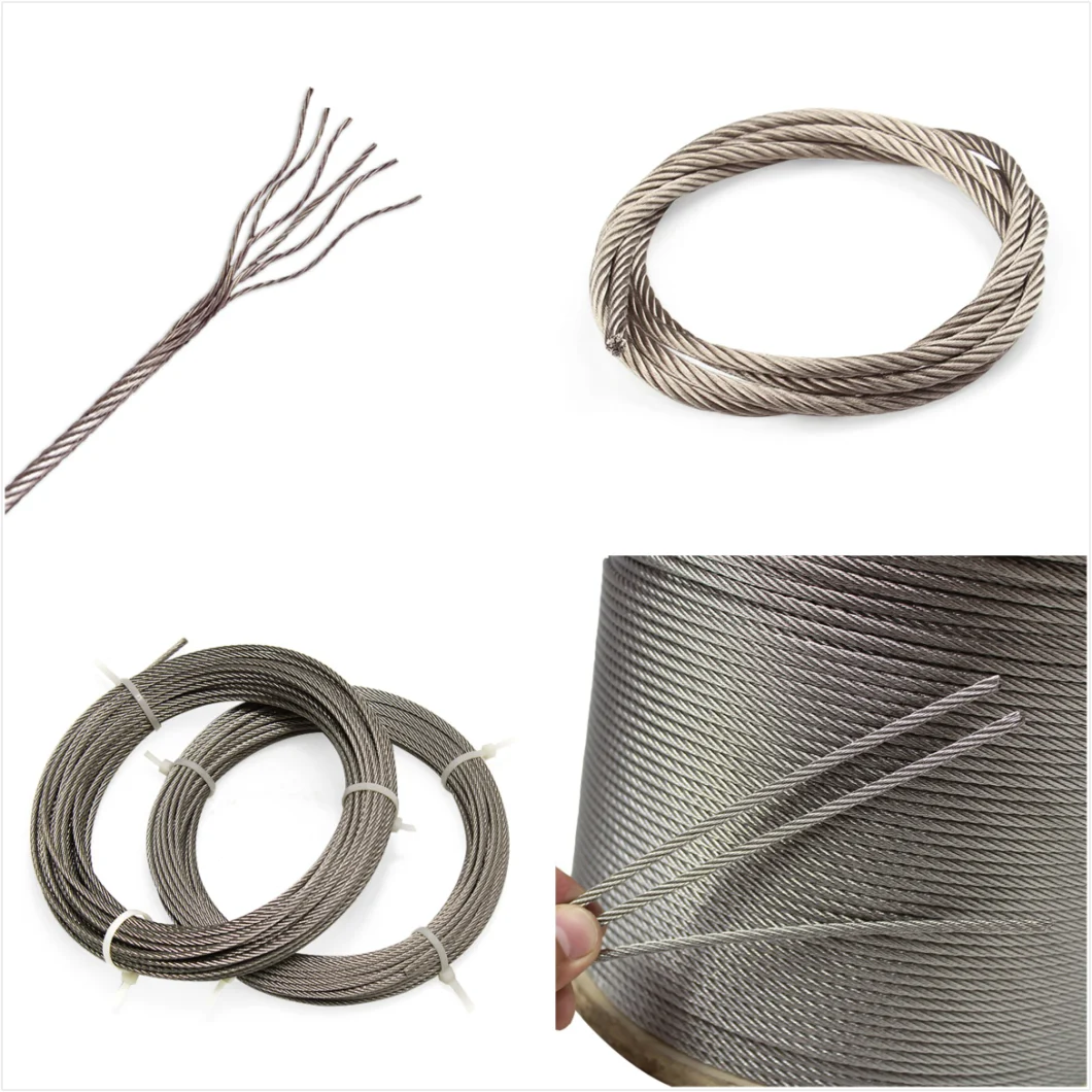 3mm Diameter Flexible Stainless Steel Wire Rope Steel Cable