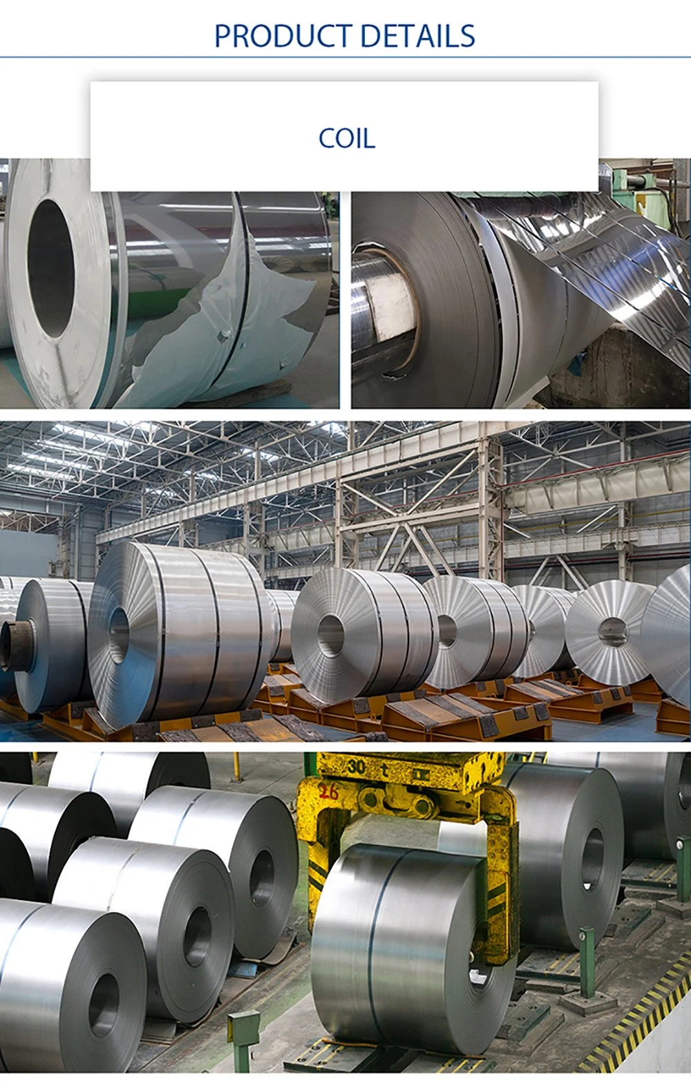 Factory Sale Ss201/316L Stainless Steel Coils Stainless 316 Coils