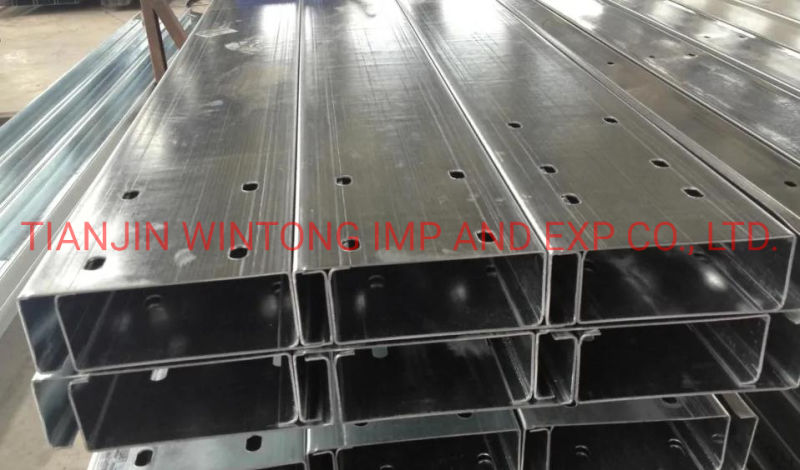 Slotted Galvanized Stainless Steel Unistrut Cold Rolled Profile C Channel