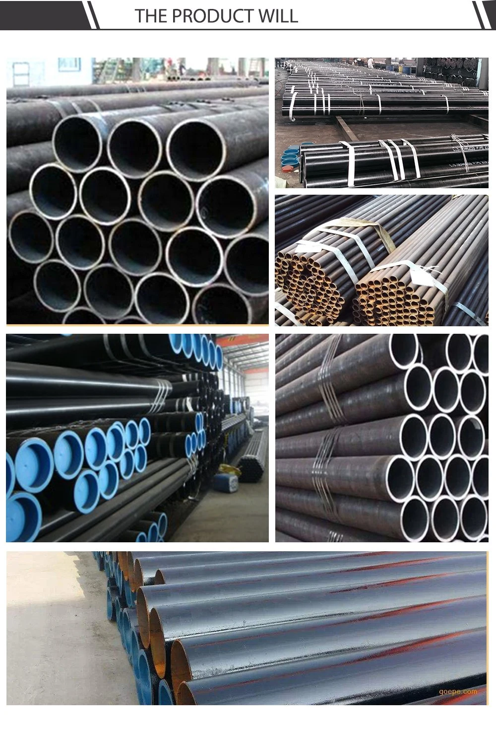 API 5CT Steel Grade J55, K55, N80 Seamless Steel Casing Pipe