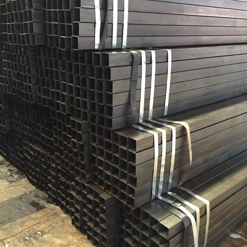 Mild Steel Welded Square Hollow Section Black Iron Pipe