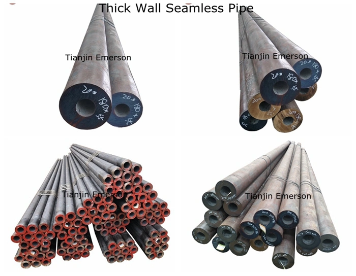 Stock St52 Hollow Bar Thick Wall Steel Tube High Wall Thickness Seamless Steel Pipe