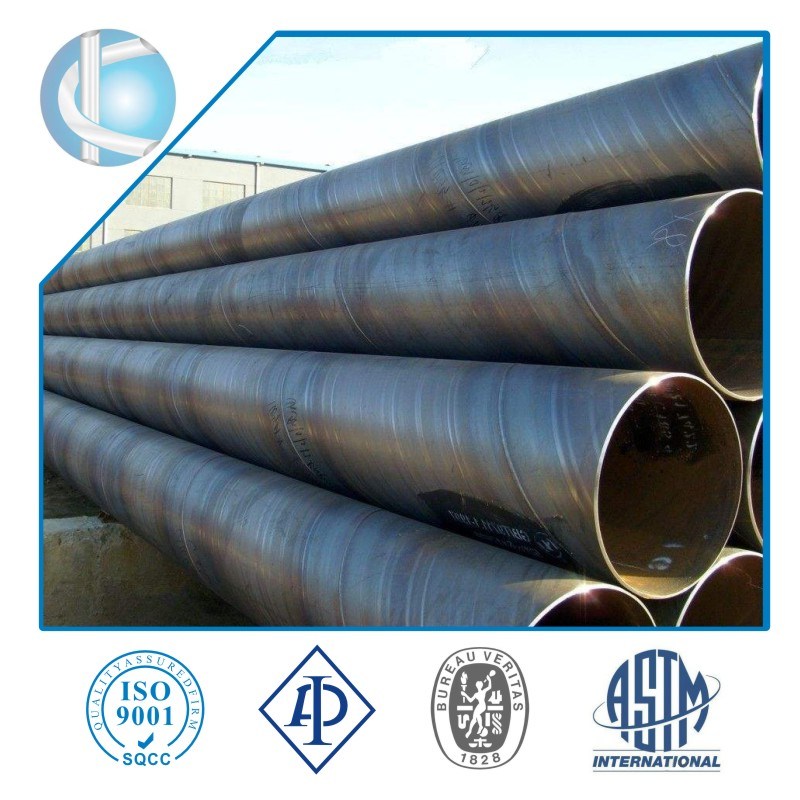 ASTM A36 A500 Welded Carbon Steel SSAW Spiral Steel Pipe