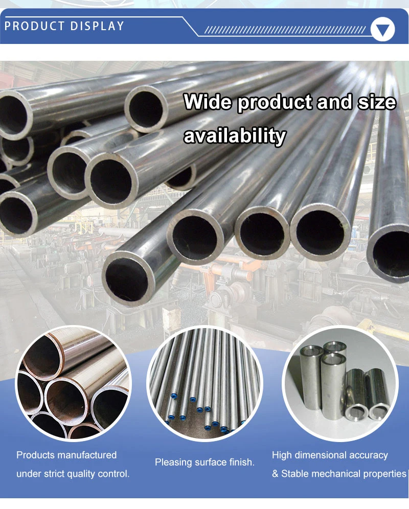 Steel Tube St37 St52 DIN St44 Carbon Seamless Steel Pipe