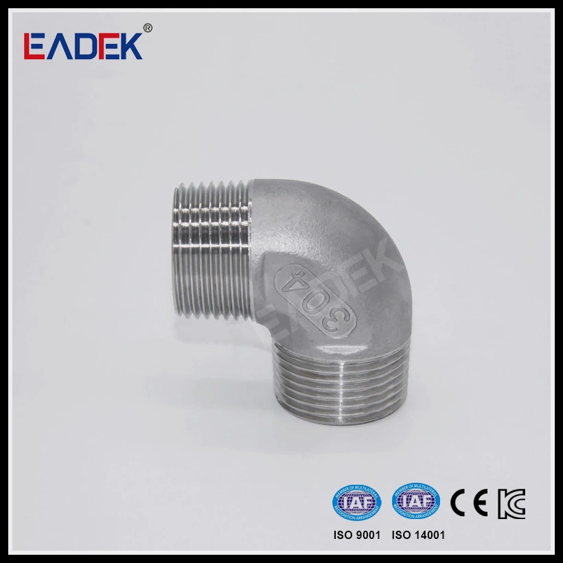 Ss Stainless Steel Threaded Pipe Fittings of 45 Degree Elbow FF
