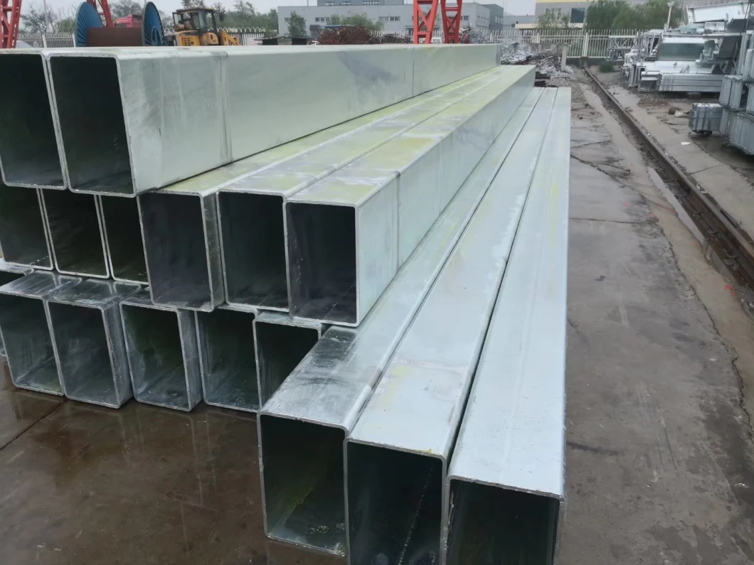 Building Material/Hollow Tube/Metal/Structure Large Diameter Fence Thin Wall Q195 Tianjin Galvanized Rectangular Steel Pipe