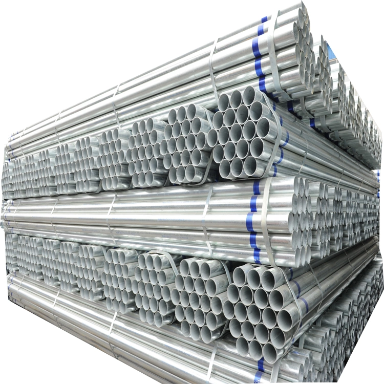 Hot Dipped Round Pre Galvanized Scaffolding Steel Pipes and Tubes