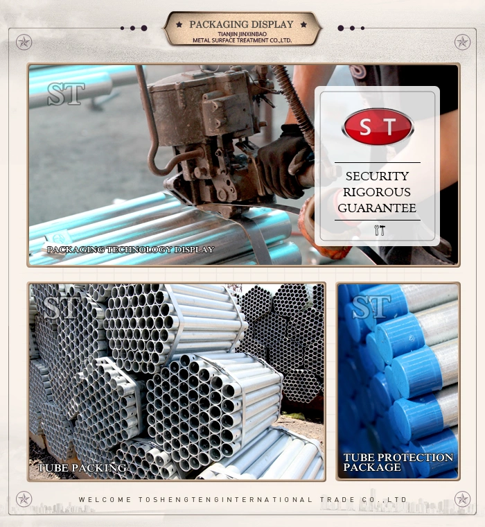 Good Quality Galvanized Pipes Hot Dipped Galvanized Steel Tubes for Scaffolding Pipe Size