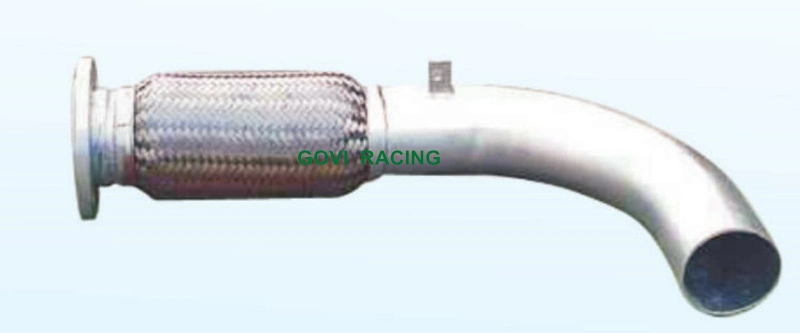 Car Exhaust Flexible Pipe with Aluminized Steel Nipples Auto Part