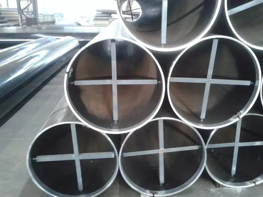 Manufacturer Weld Steel Pipe with Black Steel Pipe Coating