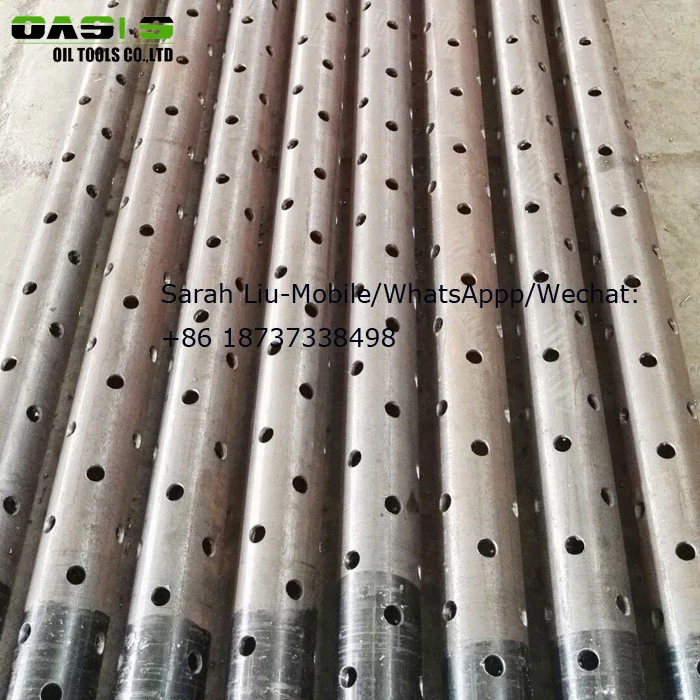 China Stainless Steel AISI304L 316L Perforated Filter Well Casing Tubing Pipe