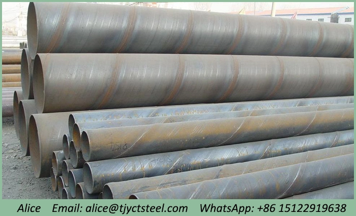 Spiral Welded Steel Pipe for Gas or Oil or Construction