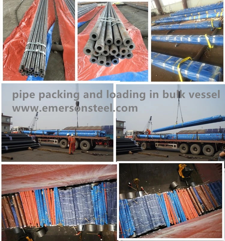 Low Carbon Ms Mild Steel Bevel Ends Seamless Steel Pipe