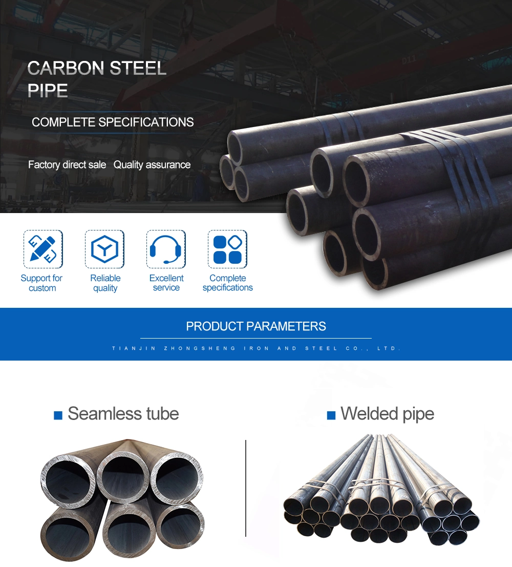 SSAW Steel Pipeline Large Diameter Carbon Spiral Welded Steel Pipe for Water Oil and Gas