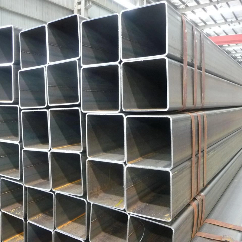 Mild Steel Welded Square Hollow Section Black Iron Pipe