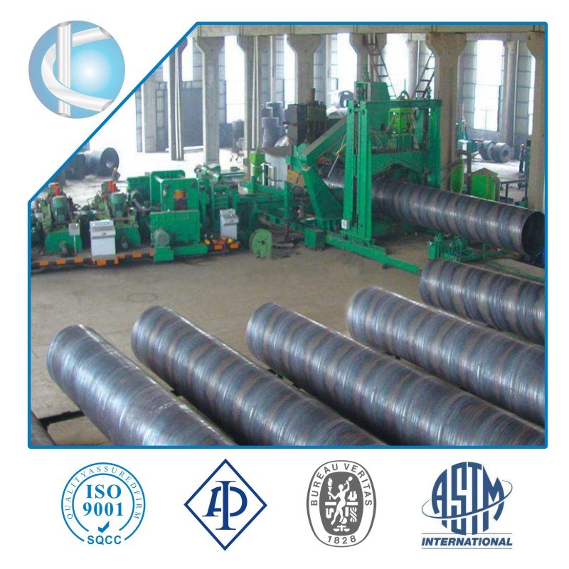 SSAW Spiral Round Welded Carbon Steel Pipe Spiral Steel Pipe