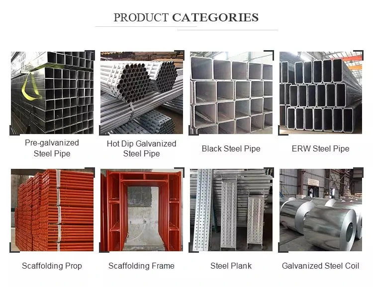 Pre Galvanized Square Steel Pipe Gi Hollow Section