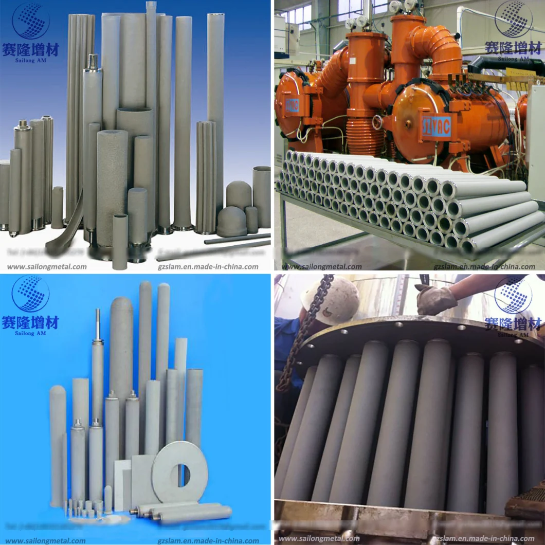 Gas Air Steam Filtration Stainless Steel Titanium Tube/Pipe Filter Cartridge