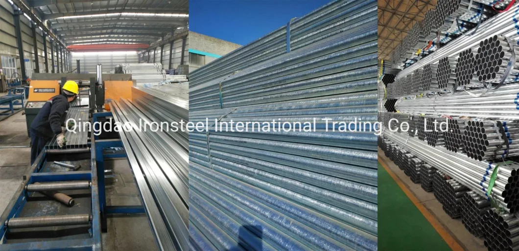 Hot DIP Galvanized Seamless/Welded Steel Pipe Steel Tube Round Pipe/Square Pipe/Rectangle Pipe
