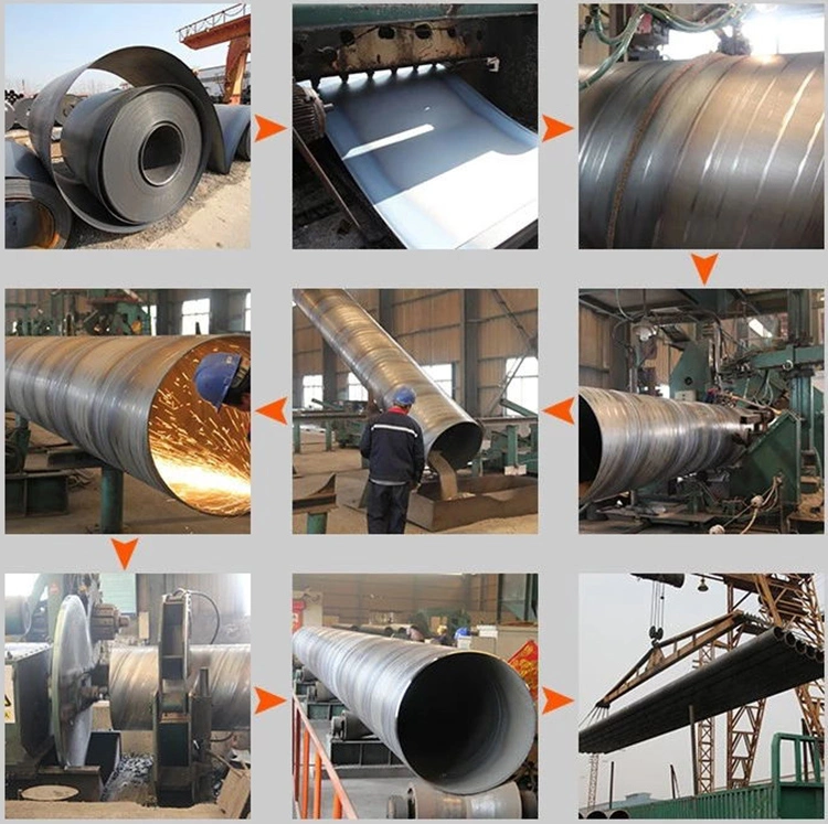 High Quality Spiral Welded Steel Pipe Large Diameter Pipe Price