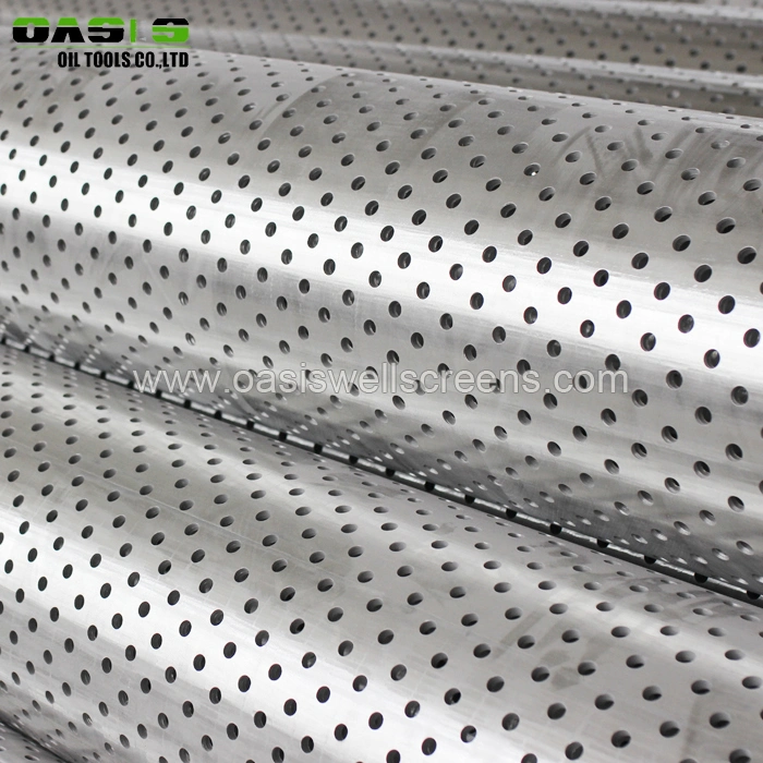 10mm Hole Size API J55/N80 Perforated Steel Casing Pipe