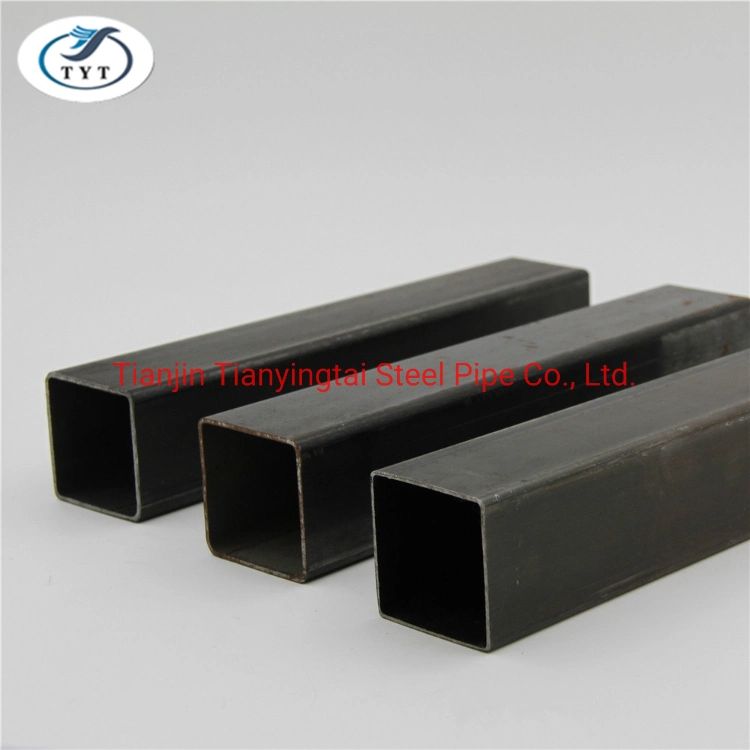 Black Square Steel Pipe Hollow Section Tube Mild Steel Pipe