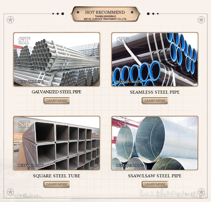 40mm Diameter Structural Steel Section Thin Wall Galvanized Steel Pipe