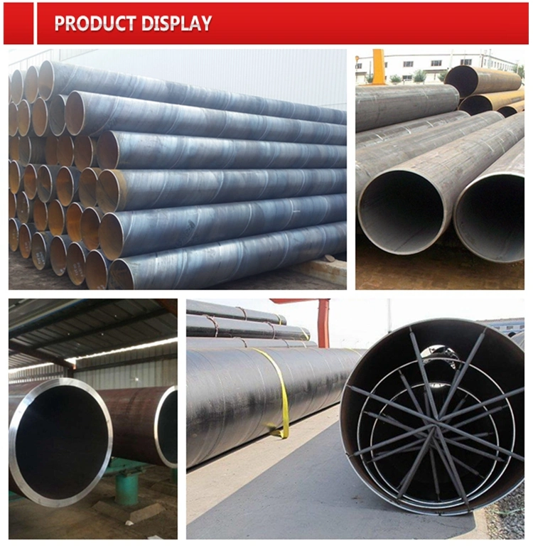 S275, S355, E355, St45, St52 Spiral Welded Steel Pipe