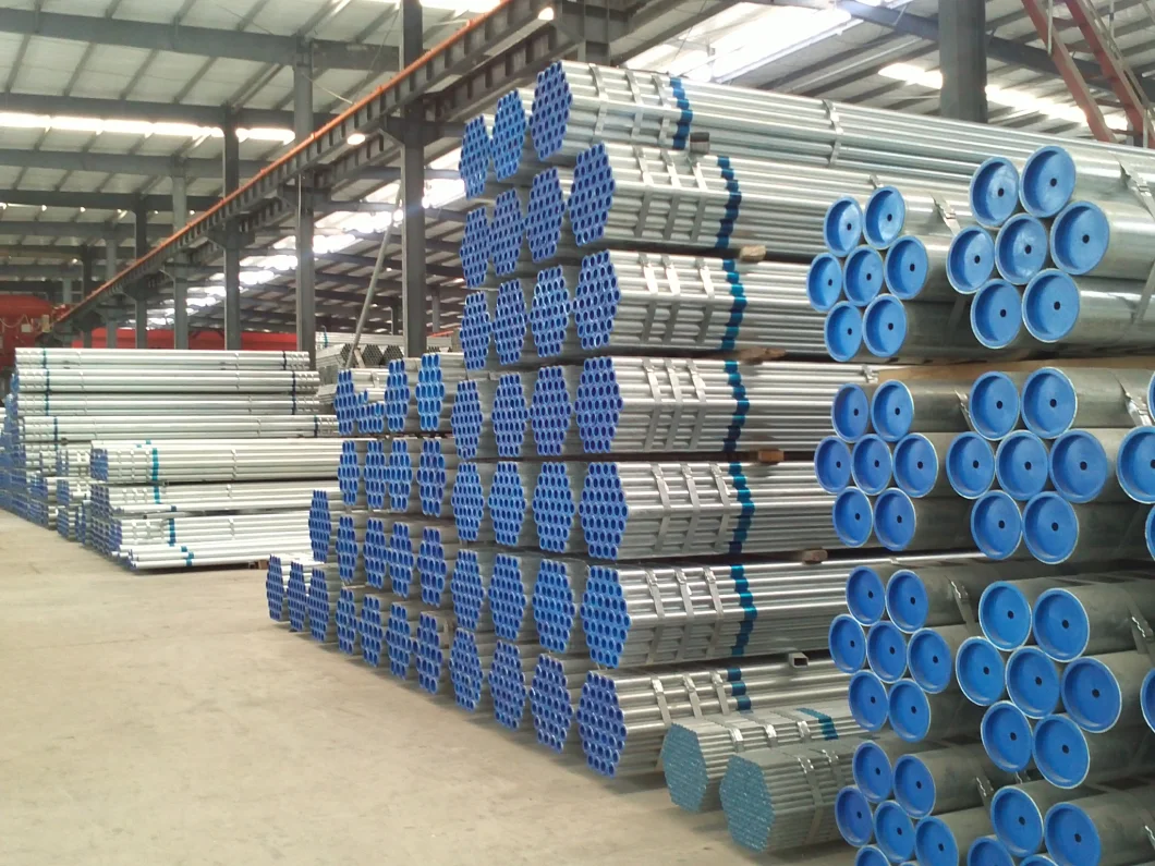 Greenhouse Used Pre Galvanized Round Hollow Section Steel Pipes Factory