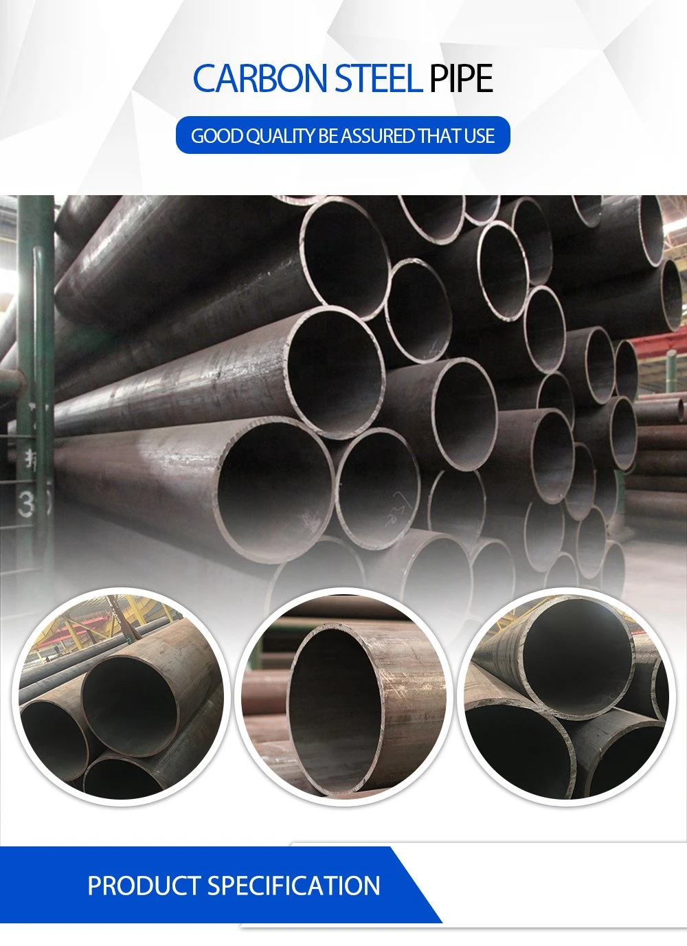 360mm Seamless Steel Pipe Tube/ Carbon Steel Pipe Seamless, Large Diameter Seamless Steel Pipe