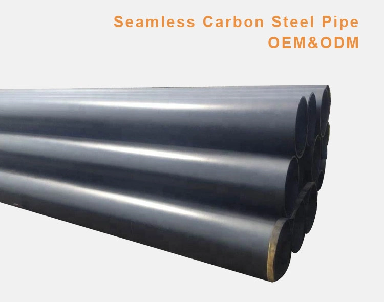 Low Carbon Seamless Steel Pipe Black Iron Seamless Steel Pipe Used for Petroleum Pipeline