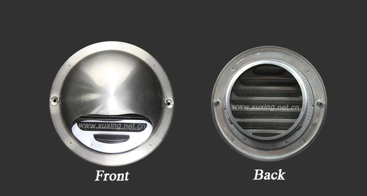 New Fresh Air System Stainless Steel Wall Mounted Pipe Exhaust Vent Caps for Ventilation Fresh Air