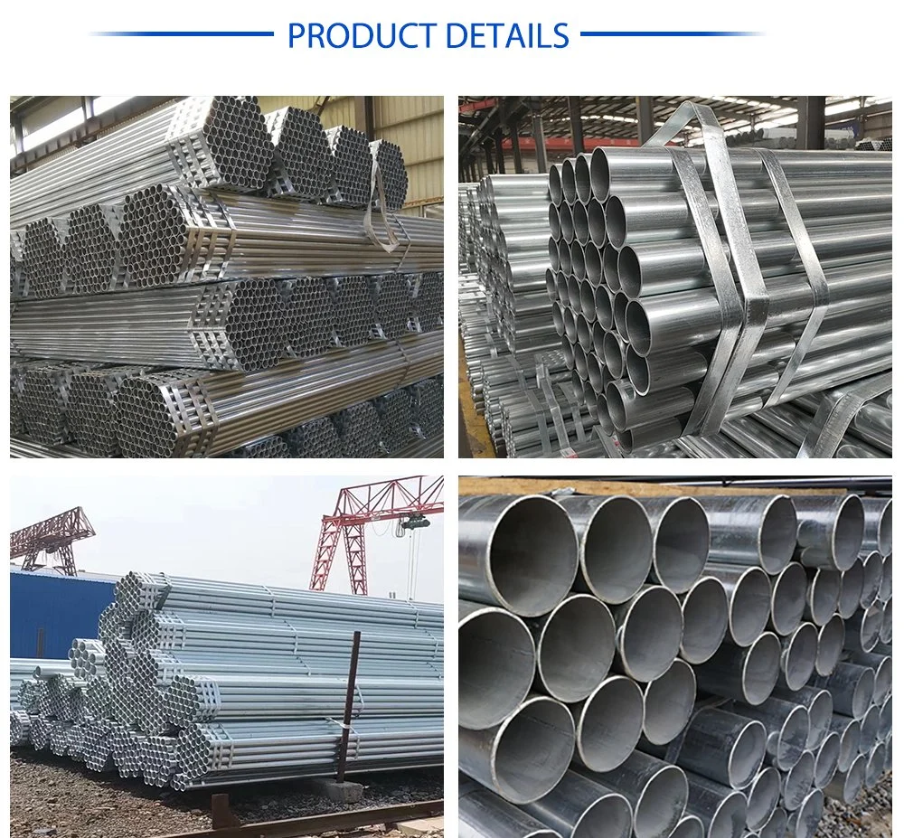 Low Price Large Stock Hot Dipped Galvanized Steel Pipes 15mm Diameter Q34