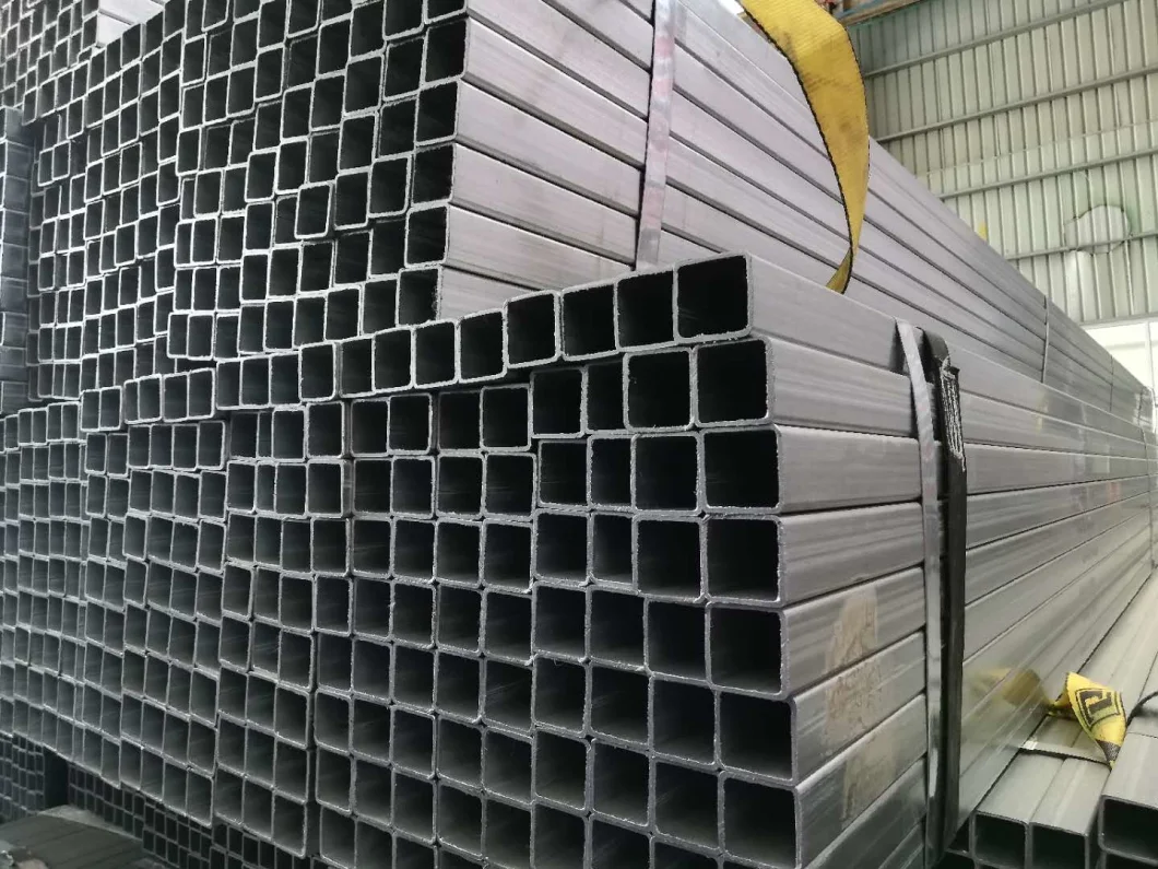 Pre-Galvanized Steel Square Tubes & Pipes Q235 Welded Construction Material