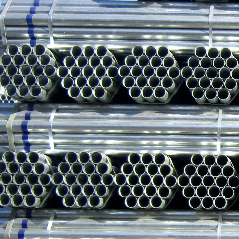 40mm Diameter Structural Steel Section Thin Wall Galvanized Steel Pipe