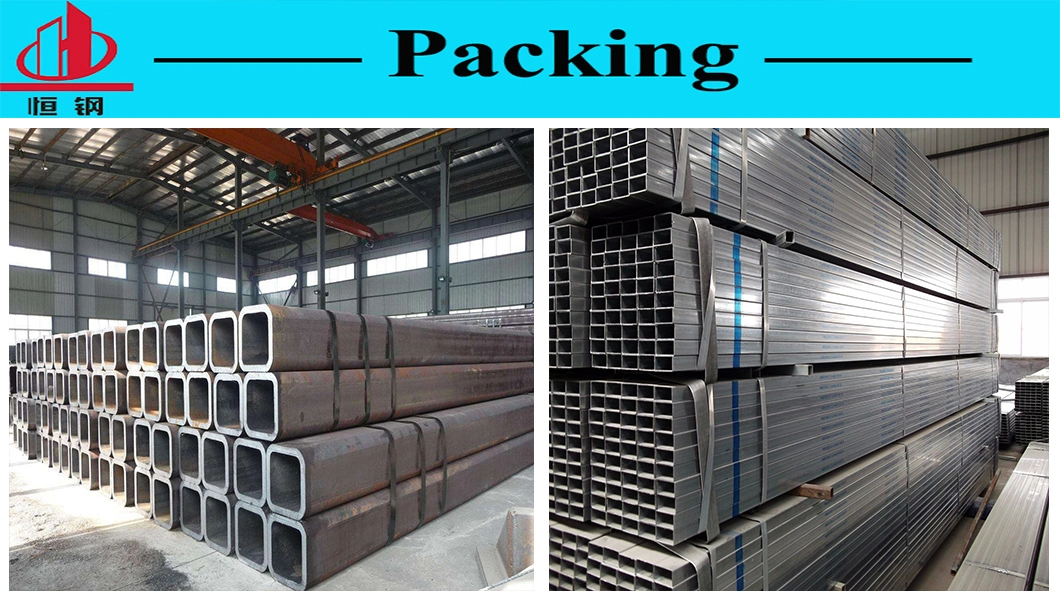 Hollow Section Steel Tube ERW Galvanized Steel Square Pipe
