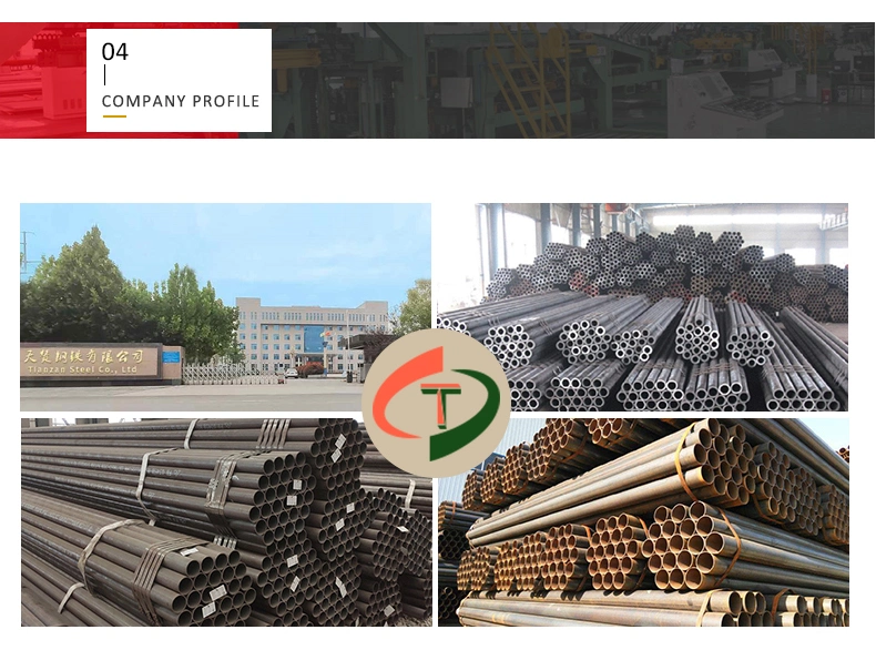 China Surpplier Mild Steel Pipe Mild Steel Round Pipes Szie Pipe Low Carbon Black ERW Steel Tube