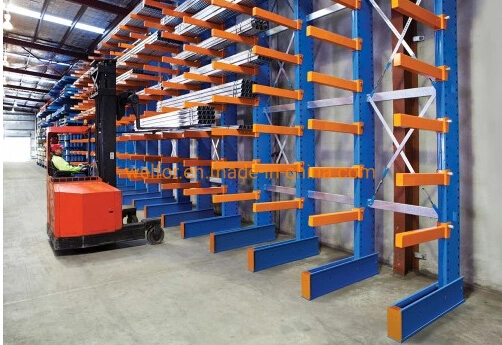 Steel Fifo Shelving System Industrial Pipe Shelf Pipe Storage Cantilever Rack