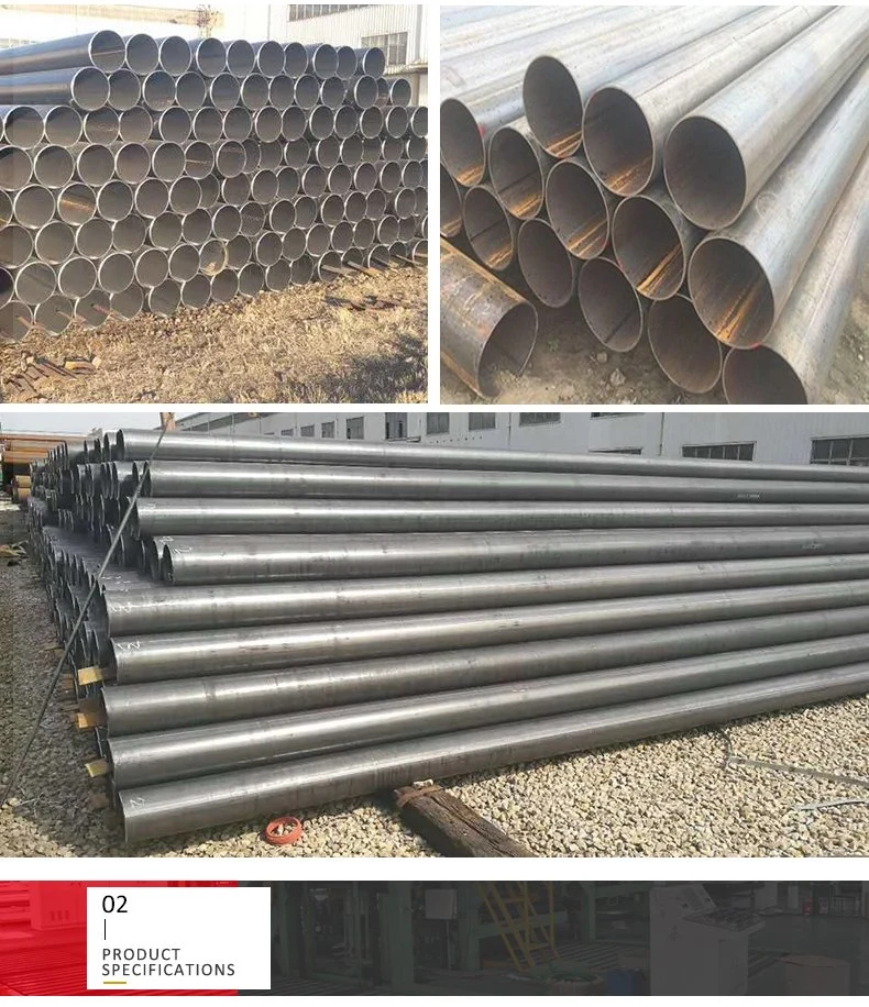 Tianzan Sch40 Carbon Steel Weld Pipe Steel Pipe ERW Welded Black Pipe for Oil Pipeline Construction
