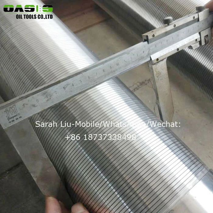 Stainless Steel AISI 304L 316L Perforated Pipe Based Well Screen for Deep Water Wells