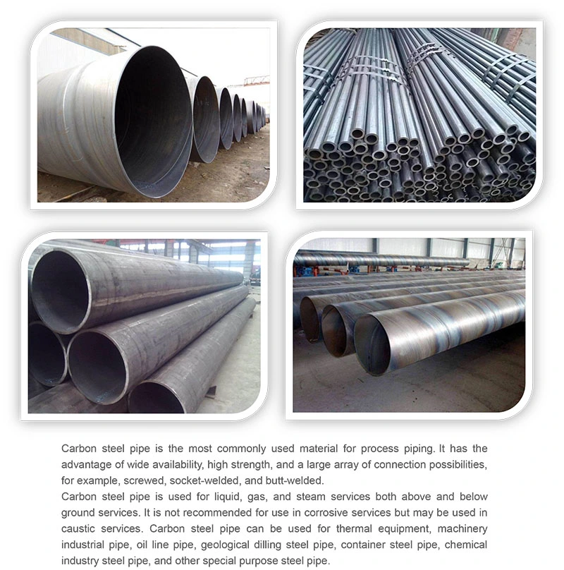 Hot Sell Logistics Steel Pipe Various Diameters ERW Carbon Steel Round Pipe