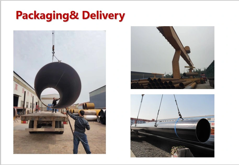 High Tensile Construction Material Welded Large Diameter LSAW Steel Pipe