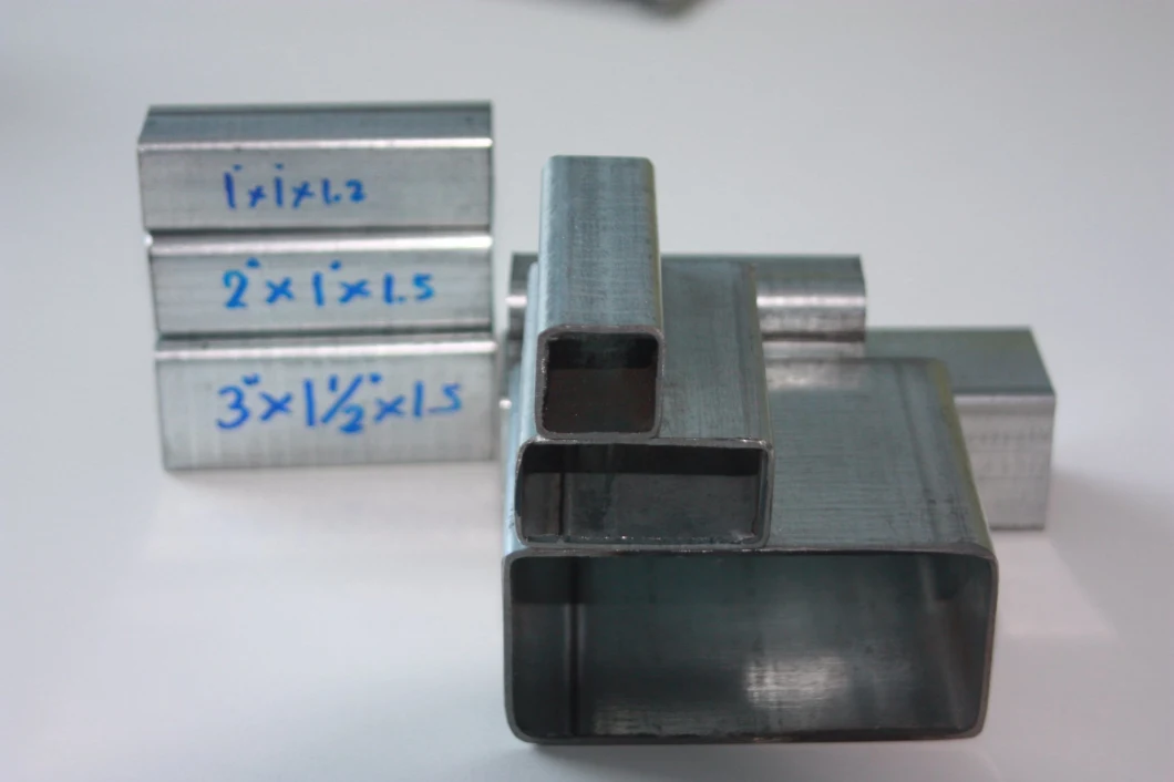 Galvanized Steel/Gi Rectangular Hollow Section Weight/Ms Carbon Steel Pipe Price
