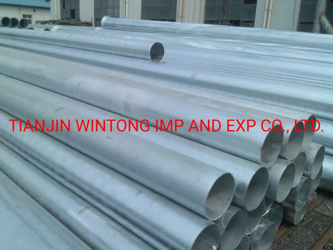 Gi Pipe Specification Corrugated Galvanized Steel Culvert Pipe Per Meter for Greenhouse Frame