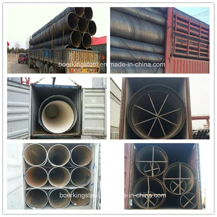 Spiral 3PE Anti Corrosion Epoxy Coated Steel Pipe /Tube SSAW