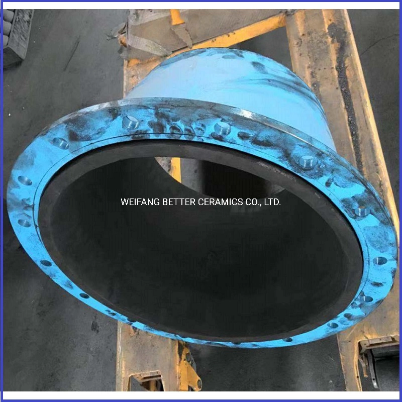 Steel Pipe/Bend Shape Lined with Silicon Carbide Ceramic Tube Liner