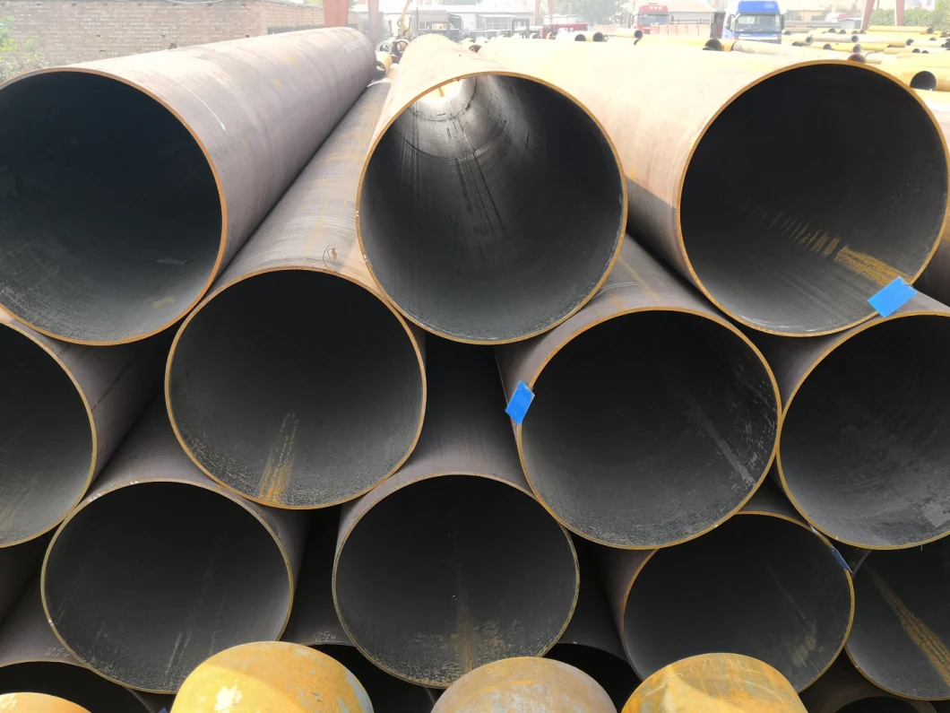 Expanded Carbon Steel Seamless Pipe Shipping Steel Oil/Water Pipeline A106 Gra Gab Seamless Matel Tubing Tubular Big Diameters