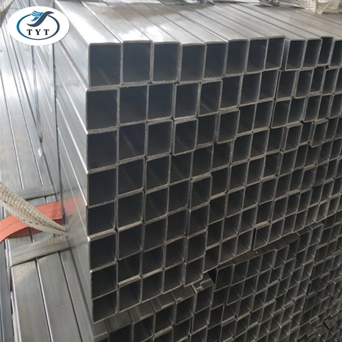 BS 1387-1985 Hot Dipped Galvanized Rectangular Steel Pipe /Tube Made in China