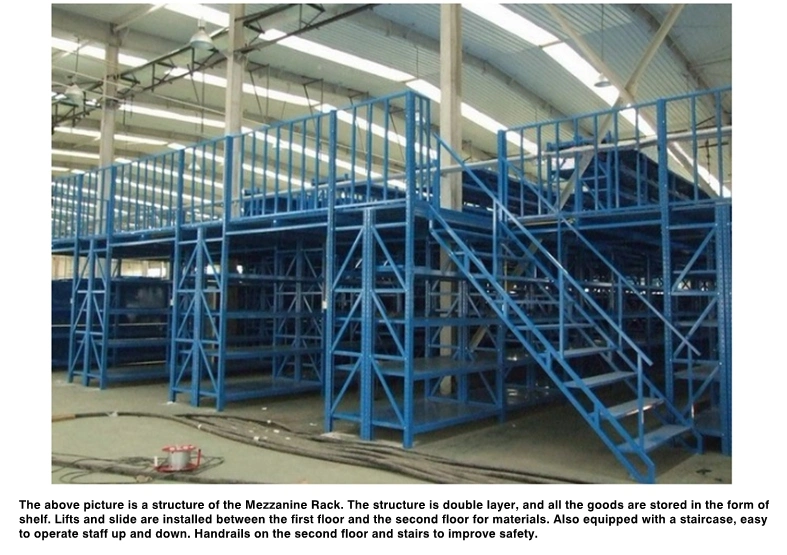 Warehouse Storage Industry Rack Mezzanine Floor Platform
