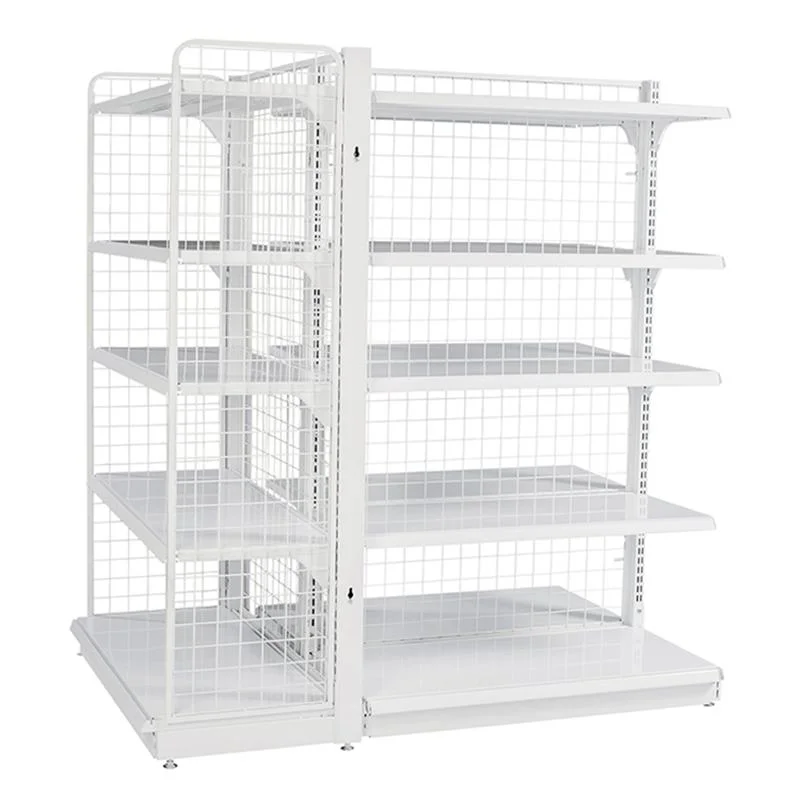 Cold-Rolled Wire Shelf Multi-Layers Gondola Supermarket Display Racking Stand